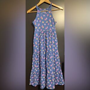 NWOT Floral Blue Kids Dress